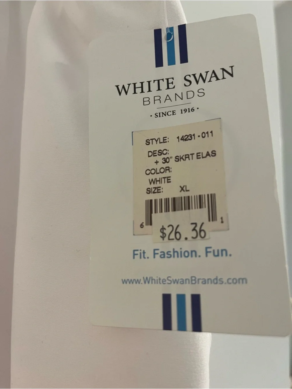 White Swan white skirt